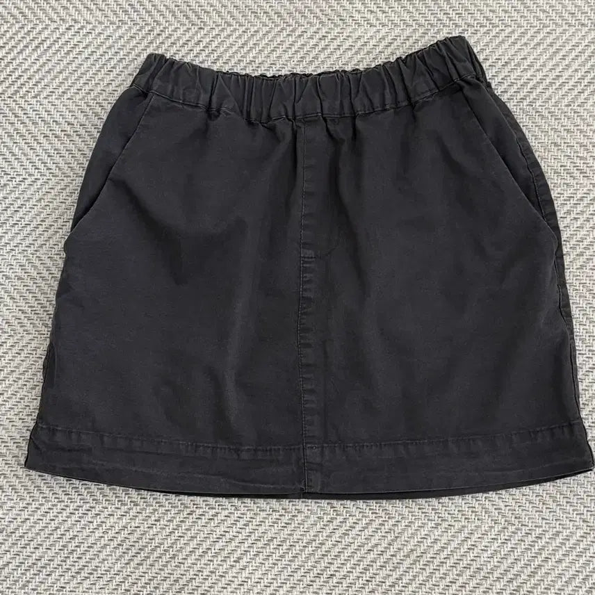 [BUNJANG] J.Crew Style Gray Cotton Mini Skirt / 쥐색 코튼 미니 스커트