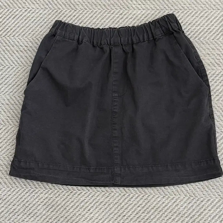 [BUNJANG] J.Crew Style Gray Cotton Mini Skirt / 쥐색 코튼 미니 스커트