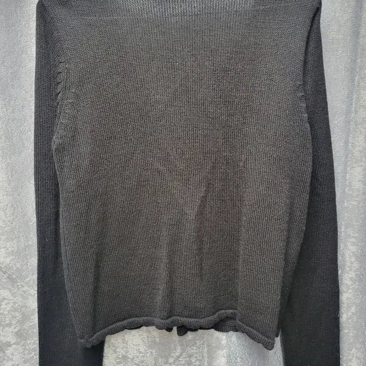 [BUNJANG] Black Knit Cardigan / 블랙 니트 가디건