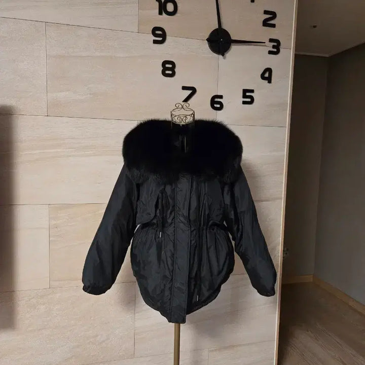 [BUNJANG] F Fox Fur Collar Goose Down Padding / [F] 폭스퍼 카라 구스 패딩