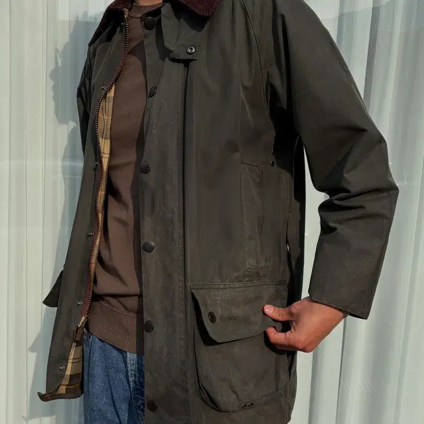 [BUNJANG] Barbour Beaufort Vintage Wax Jacket / [M]바버 Barbour 뷰포트 빈티지 왁스 자켓