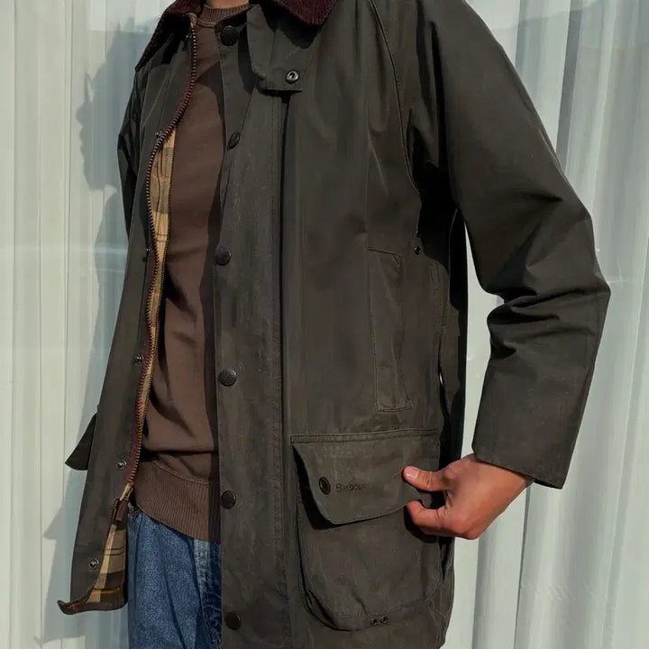 [BUNJANG] Barbour Beaufort Vintage Wax Jacket / [M]바버 Barbour 뷰포트 빈티지 왁스 자켓