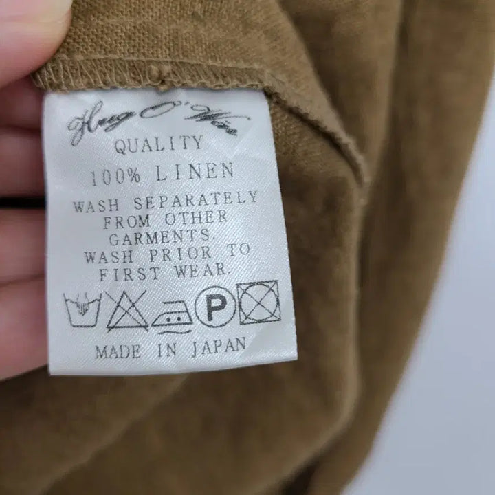 [BUNJANG] HUG O WAR Vintage Linen Blouse / HUG O WAR 일본빈티지 린넨 블라우스/프리/앨리스/769
