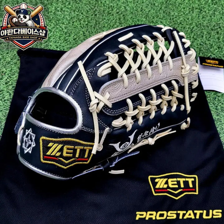 [BUNJANG] Zett Pro Status Limited Edition Samurai Outfielder 13-inch Glove Navy/White / 제트 프로스테이터스 한정판 사무라이 외야 13인치 네이비/화이트 특수문양