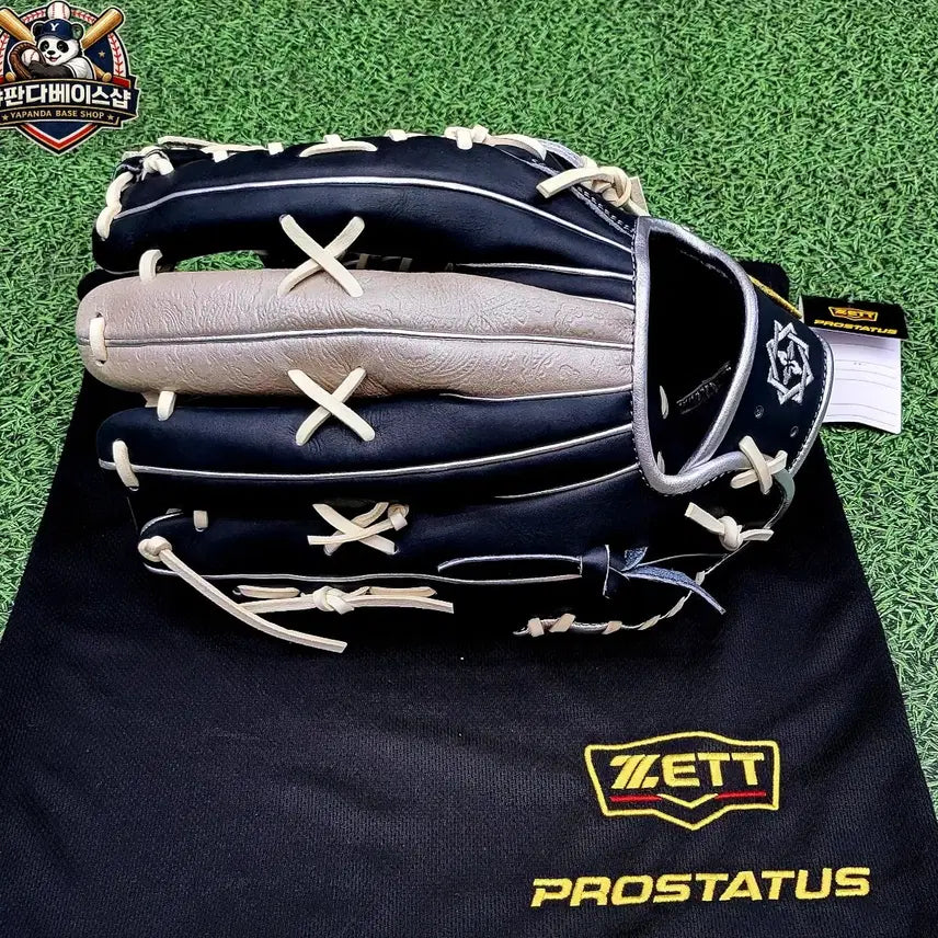 [BUNJANG] Zett Pro Status Limited Edition Samurai Outfielder 13-inch Glove Navy/White / 제트 프로스테이터스 한정판 사무라이 외야 13인치 네이비/화이트 특수문양