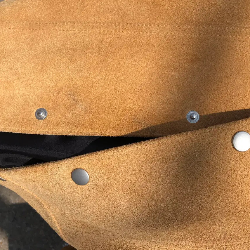 [BUNJANG] Grand Vision Cowhide Leather Trucker Jacket / grand vision  카우하이드 레더 트러커자켓