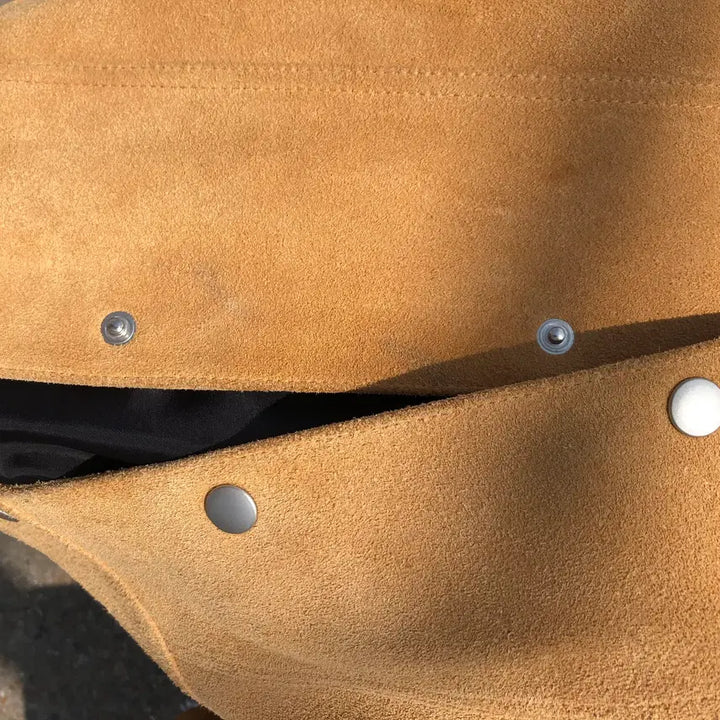 [BUNJANG] Grand Vision Cowhide Leather Trucker Jacket / grand vision  카우하이드 레더 트러커자켓