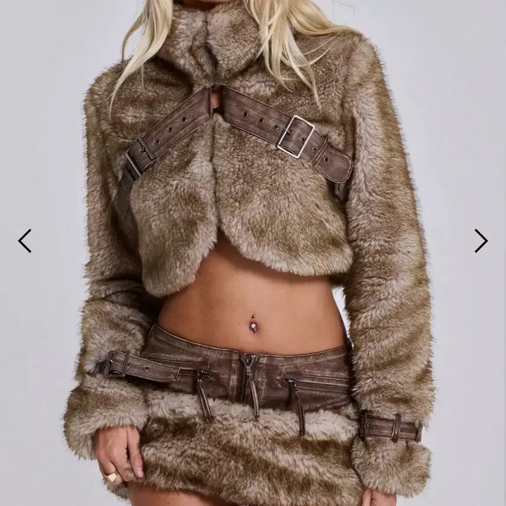 [BUNJANG] Jaded London Raven Faux Fur Jacket / 제이디드런던 Jaded London Raven Faux Fur 퍼자켓