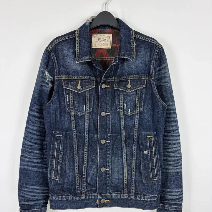 [BUNJANG] Polo Ralph Lauren Faded Denim Jacket / a115) 폴로랄프로렌 빈티지 페이디드 청자켓