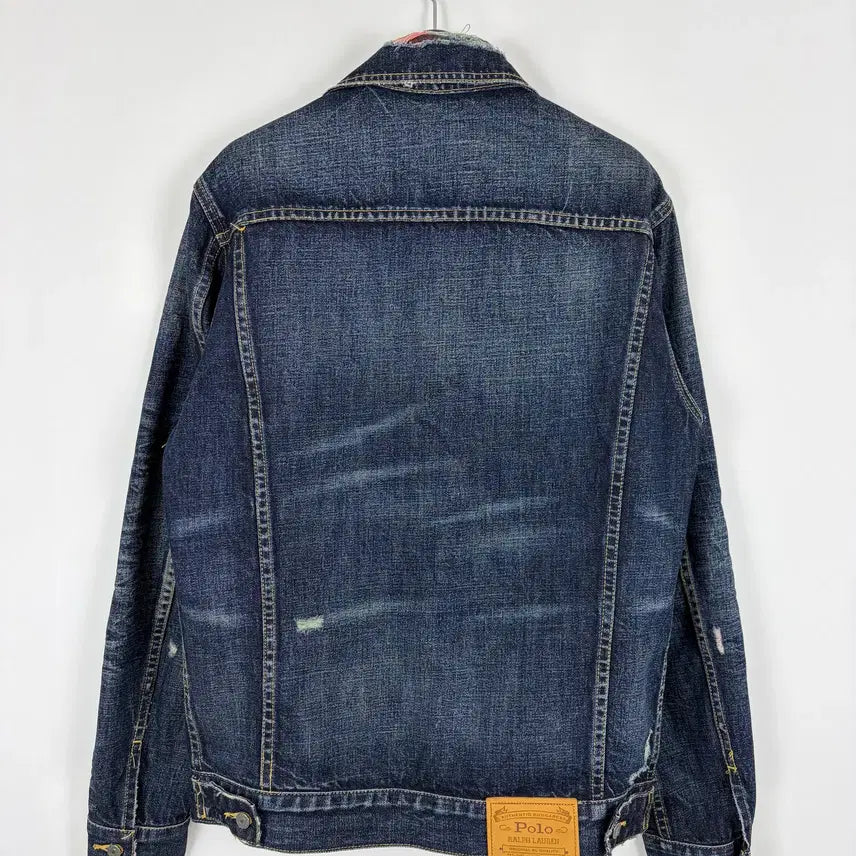 [BUNJANG] Polo Ralph Lauren Faded Denim Jacket / a115) 폴로랄프로렌 빈티지 페이디드 청자켓