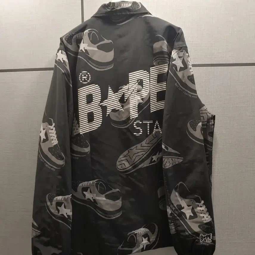[BUNJANG] BAPE BAPE STA Printing Coach Jacket / [M] 베이프 베이프스타 프린팅 코치자켓