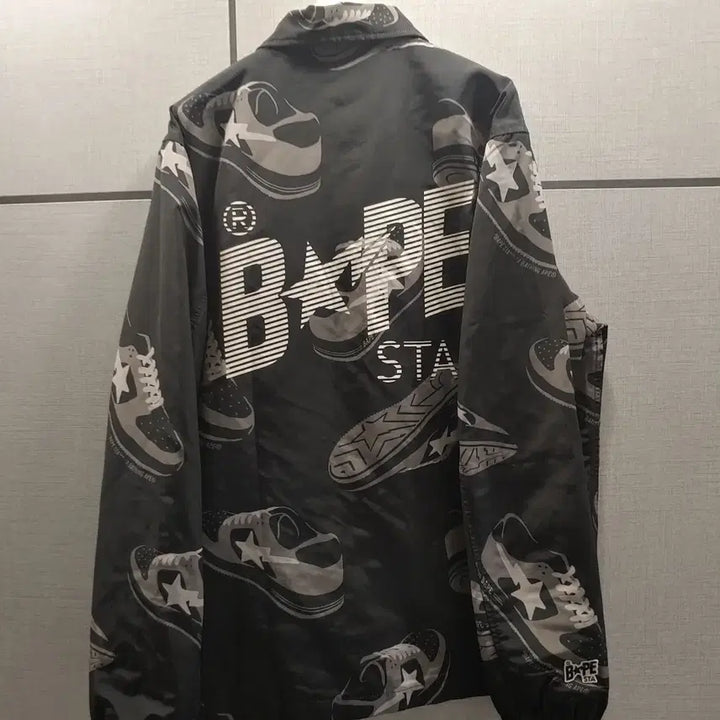 [BUNJANG] BAPE BAPE STA Printing Coach Jacket / [M] 베이프 베이프스타 프린팅 코치자켓