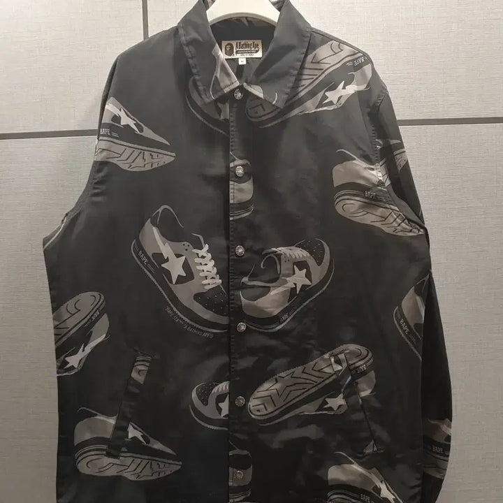 [BUNJANG] BAPE BAPE STA Printing Coach Jacket / [M] 베이프 베이프스타 프린팅 코치자켓