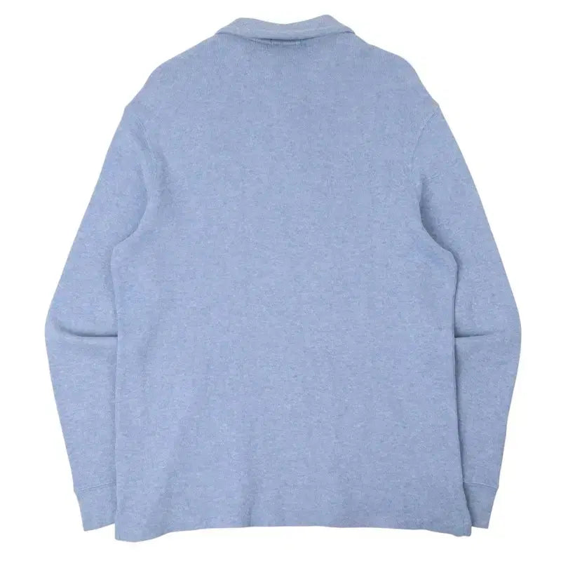 [BUNJANG] Polo Ralph Lauren Light Blue Half-Zip Knit Sweater / 폴로 랄프로렌 라이트 블루 하프집업 니트