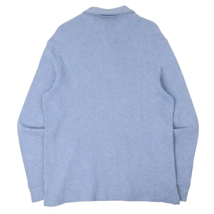 [BUNJANG] Polo Ralph Lauren Light Blue Half-Zip Knit Sweater / 폴로 랄프로렌 라이트 블루 하프집업 니트