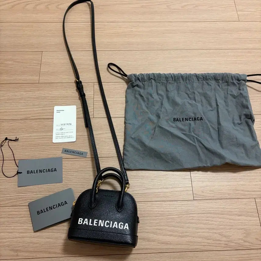 [BUNJANG] Balenciaga Ville Top Mini Handle Bag Black / 발렌시아가 빌탑 미니 핸들백 블랙