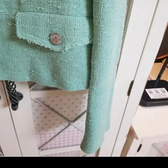 [BUNJANG] ZARA Tweed Jacket (Mint) - Women&