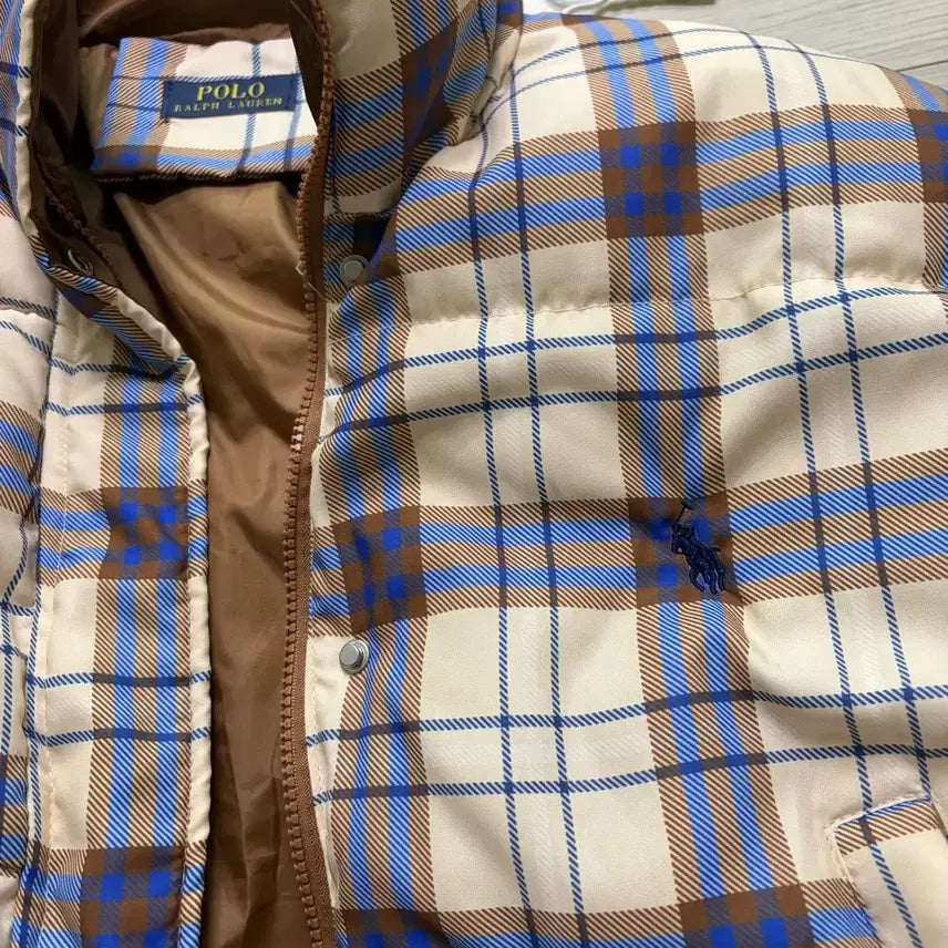 [BUNJANG] Polo Ralph Lauren Checkered Padding Jacket / 폴* 랄프로렌 체크 패딩 폴로