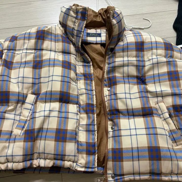 [BUNJANG] Polo Ralph Lauren Checkered Padding Jacket / 폴* 랄프로렌 체크 패딩 폴로