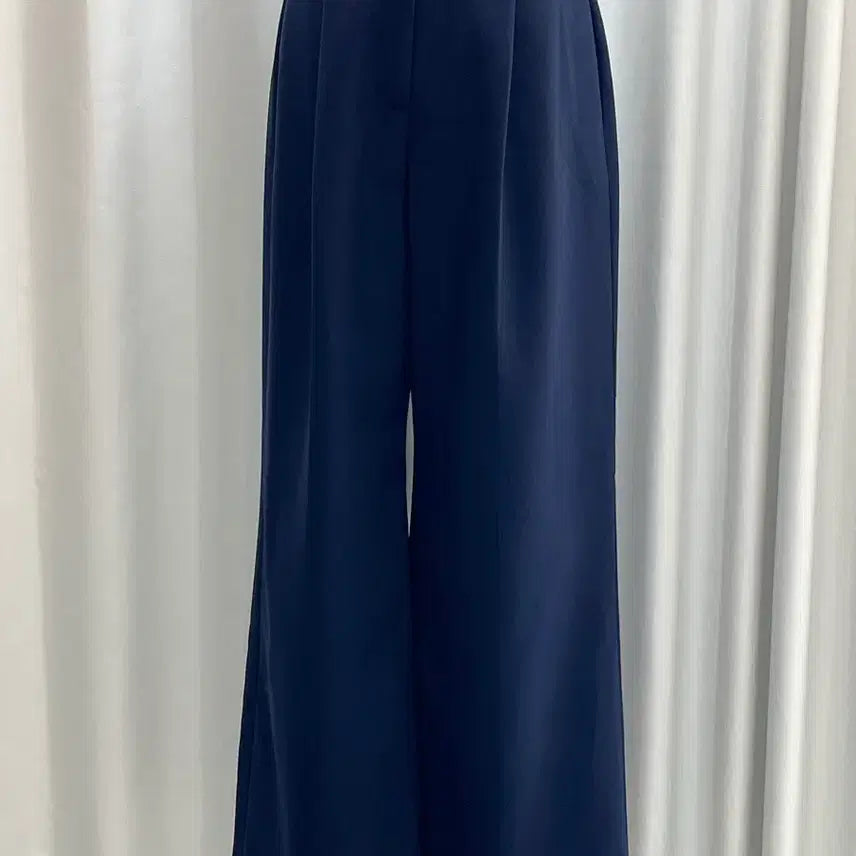 [BUNJANG] Lanvin Collection Navy Wide Slacks / 랑방 컬렉션 LANVIN 한섬 네이비 와이드 슬랙스 22년식 새옷급