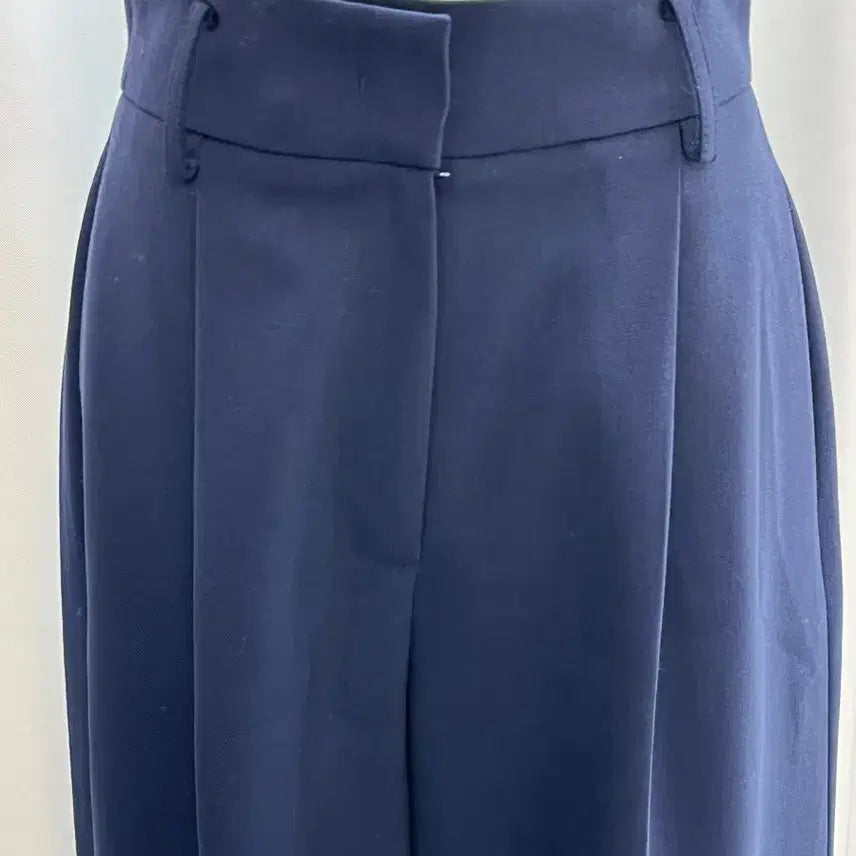 [BUNJANG] Lanvin Collection Navy Wide Slacks / 랑방 컬렉션 LANVIN 한섬 네이비 와이드 슬랙스 22년식 새옷급