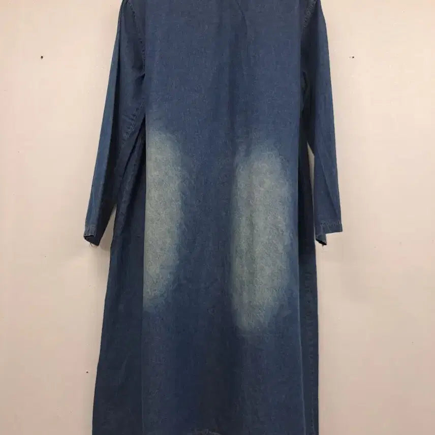 [BUNJANG] Denim Long Dress Size 77 / 멋스런 데님 롱원핏77미사용