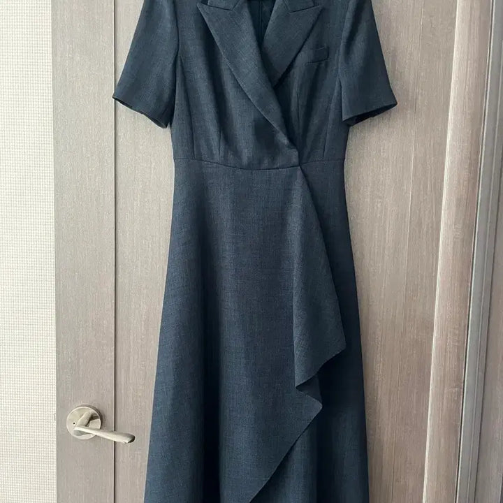 [BUNJANG] MICHAA Tailored Wrap Dress Navy / @급처@ 미샤 MICHAA 테일러드 랩 원피스 55 navy 하객 원피스