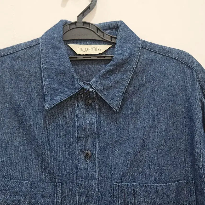 [BUNJANG] Collaboratori Denim Shirt (Size 66) / [66] 콜라보토리 데님 셔츠 여성 66