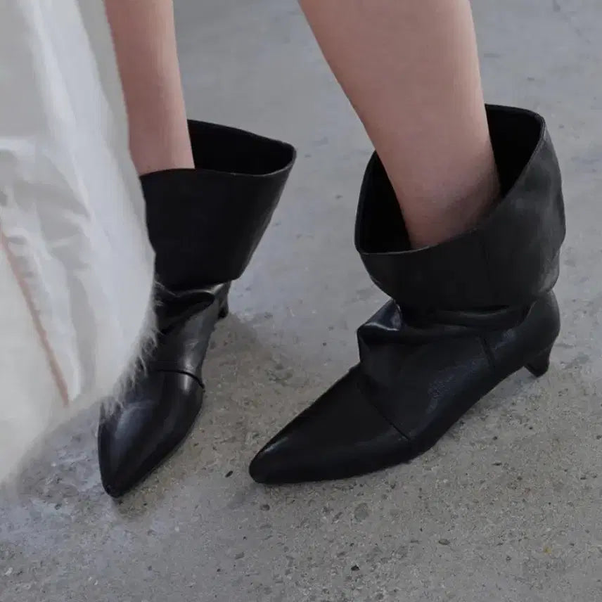 [BUNJANG] Corbe Perry Slouch Boots (Black) / 코르베 페리 슬라우치 부츠 (Black)