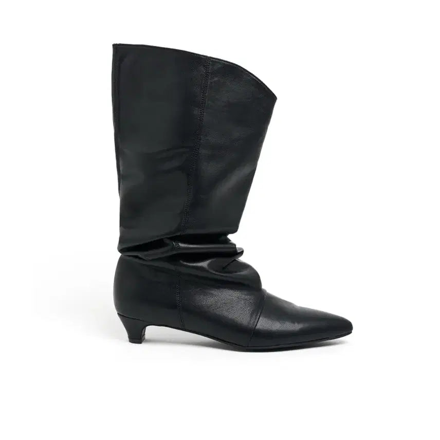 [BUNJANG] Corbe Perry Slouch Boots (Black) / 코르베 페리 슬라우치 부츠 (Black)