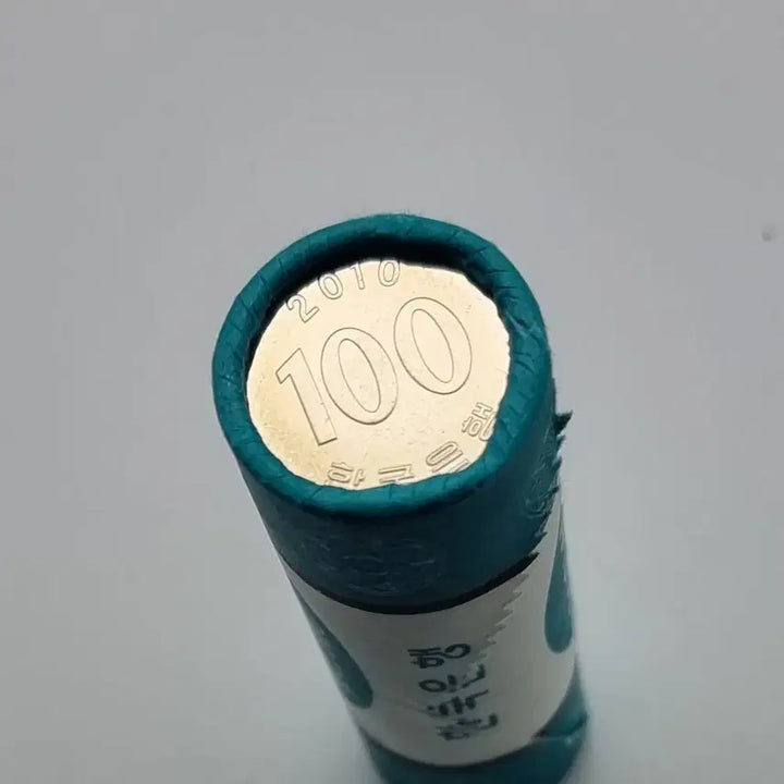 [BUNJANG] 2010 100 Won Coin Roll (50 Coins) Uncirculated / 2010년100주화롤 50개들이 미사용