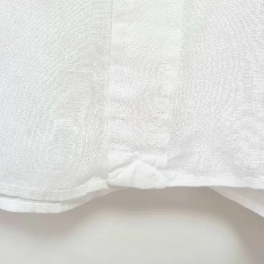 [SOLD OUT] 남성 폴로 랄프로렌 린넨 마 화이트 흰색 긴팔 남방 셔츠