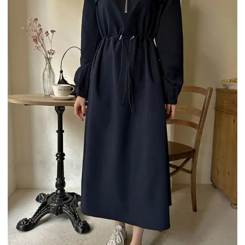 [BUNJANG] Lilly &amp; Co Big Size Anorak String Dress / 빅사이즈 리리앤코 아노락 스트링원피스