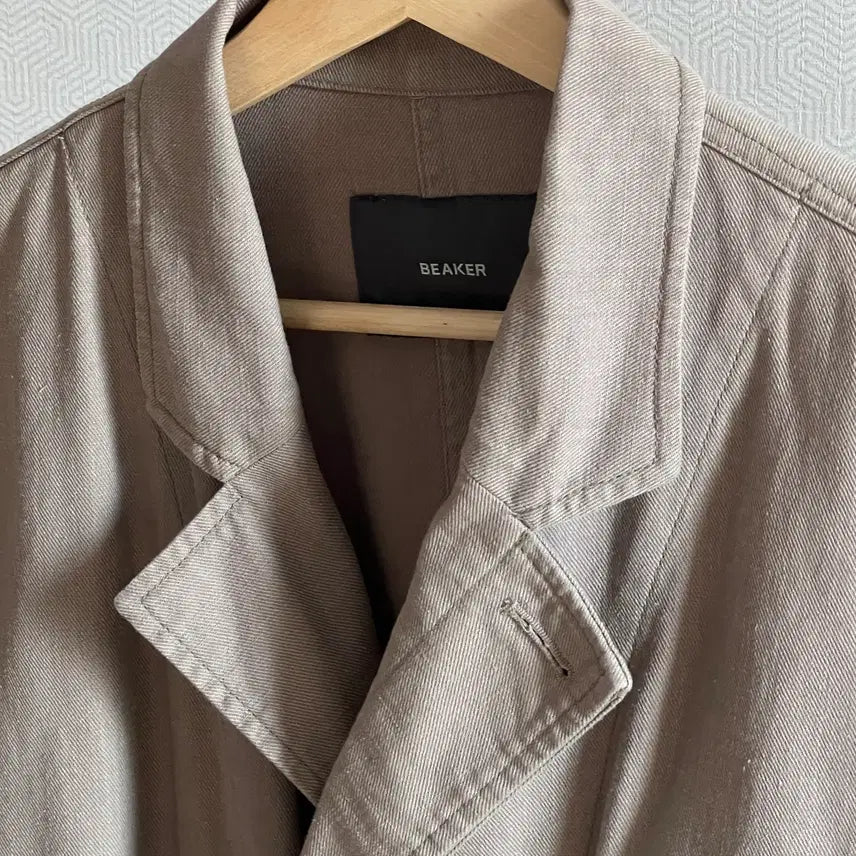 [BUNJANG] BEAKER 100% Cotton Mac Coat / 비이커(BEAKER) 면 100% 맥코트 봄-가을용(100-105 착샷)