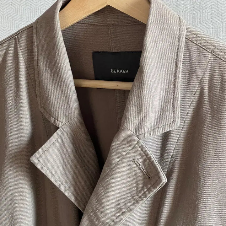 [BUNJANG] BEAKER 100% Cotton Mac Coat / 비이커(BEAKER) 면 100% 맥코트 봄-가을용(100-105 착샷)