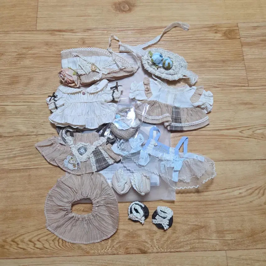[SOLD OUT] 무속성 인형옷 카라멜밤우유&amp;소금밤가방 양도합니다