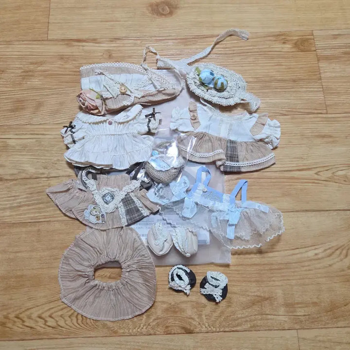 [SOLD OUT] 무속성 인형옷 카라멜밤우유&amp;소금밤가방 양도합니다
