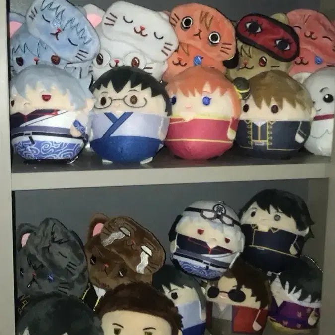 [BUNJANG] Gintama Fuwakororin S Cat Plush Bundle Set / 은혼 후와코로링S 네코누이 일괄 판매