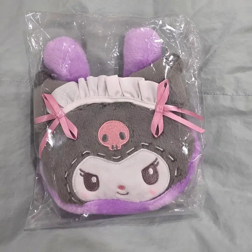 [BUNJANG] Mezzo Piano Sanrio Kuromi Face Pouch / 메조피아노 산리오 쿠로미 페이스 파우치