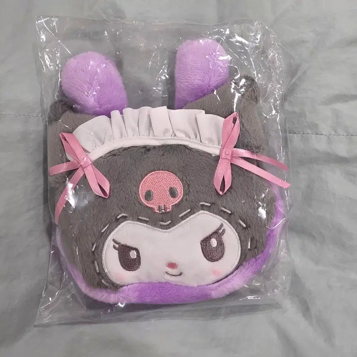 [BUNJANG] Mezzo Piano Sanrio Kuromi Face Pouch / 메조피아노 산리오 쿠로미 페이스 파우치