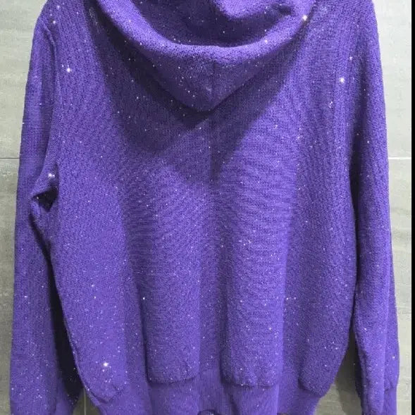 [BUNJANG] Dialuce Sequin Zip-up Hoodie Cardigan / Dialuce 디아루체 스팽글 집업후드 가디건 66(55), 거의 새상품