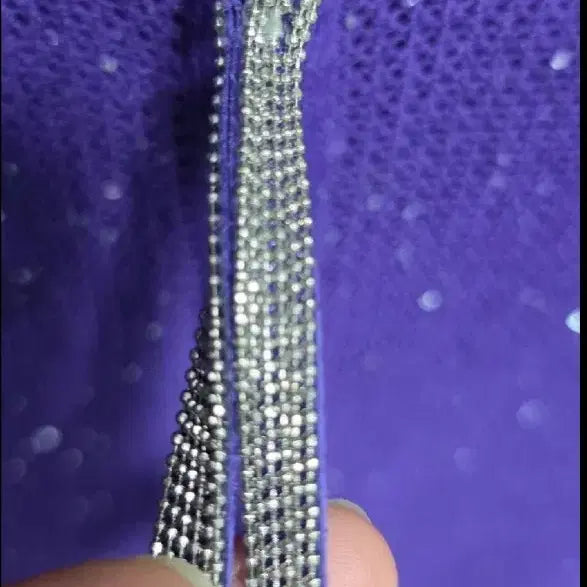 [BUNJANG] Dialuce Sequin Zip-up Hoodie Cardigan / Dialuce 디아루체 스팽글 집업후드 가디건 66(55), 거의 새상품