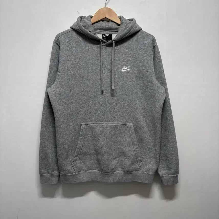 [BUNJANG] Nike Swoosh Gray Hoodie / 나이키 스우시 그레이 후드