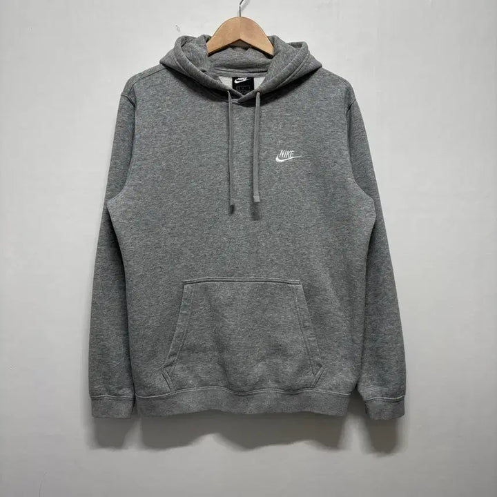 [BUNJANG] Nike Swoosh Gray Hoodie / 나이키 스우시 그레이 후드