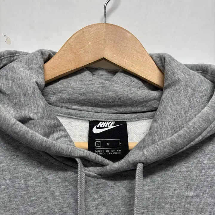 [BUNJANG] Nike Swoosh Gray Hoodie / 나이키 스우시 그레이 후드