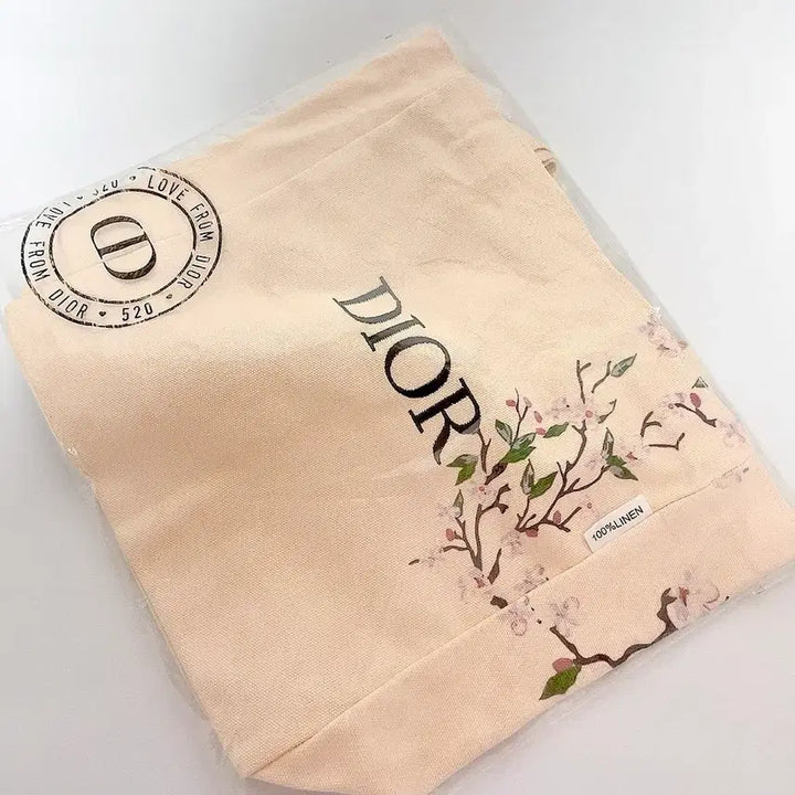 [BUNJANG] Dior Limited Edition Flower Embroidery Eco Bag Tote Bag / 디올 한정 플라워 자수 에코백 토트백