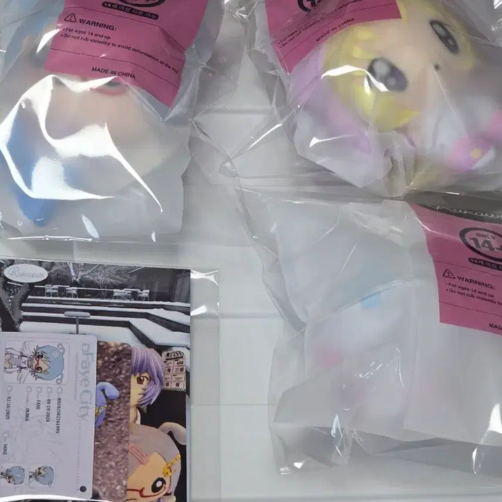 [BUNJANG] Rukawaz FAYE TUTU KIKI Doll Keyring Bundle Set / (새상품)루카와즈 Rukawaz FAYE,TUTU,KIKI 인형 키링