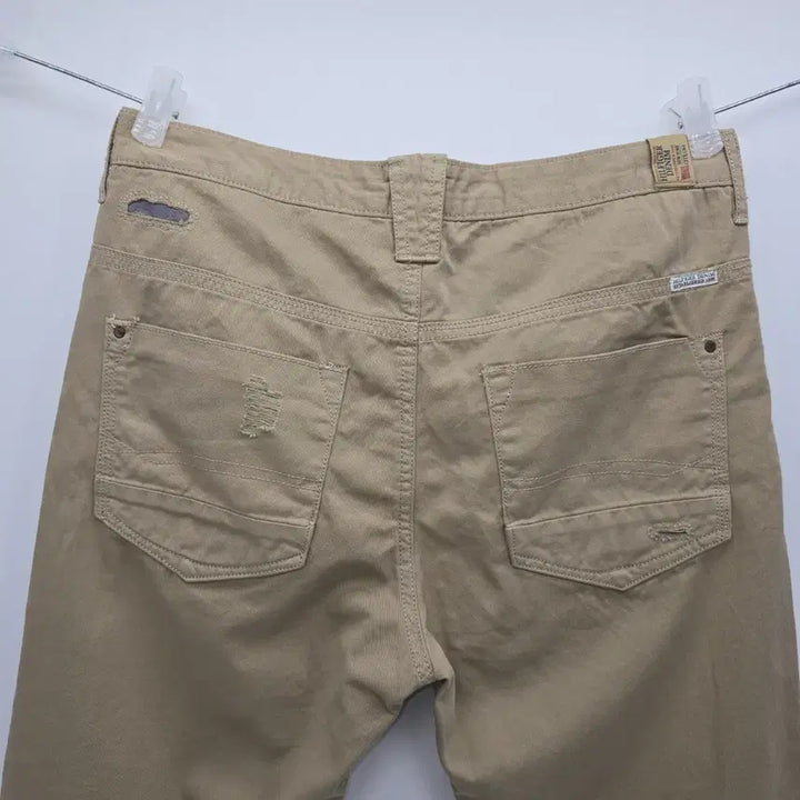 [SOLD OUT] 타미힐피거 베이지 데미지 면청 데님 [D50452]