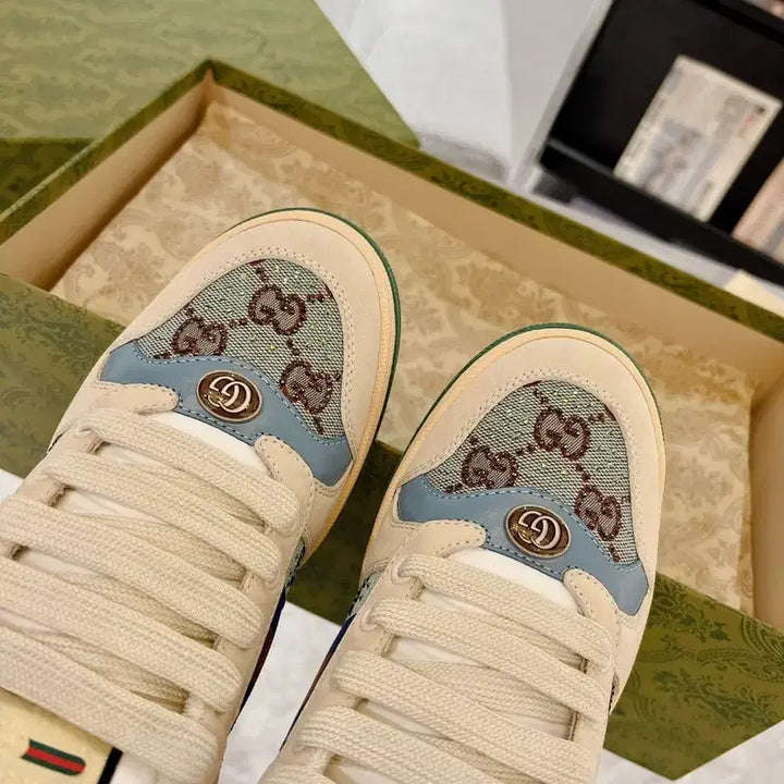 [BUNJANG] Gucci GG Low-Top Sneakers Beige (Size 36) / 구찌 GG 로우탑 스니커즈 베이지 사이즈:36