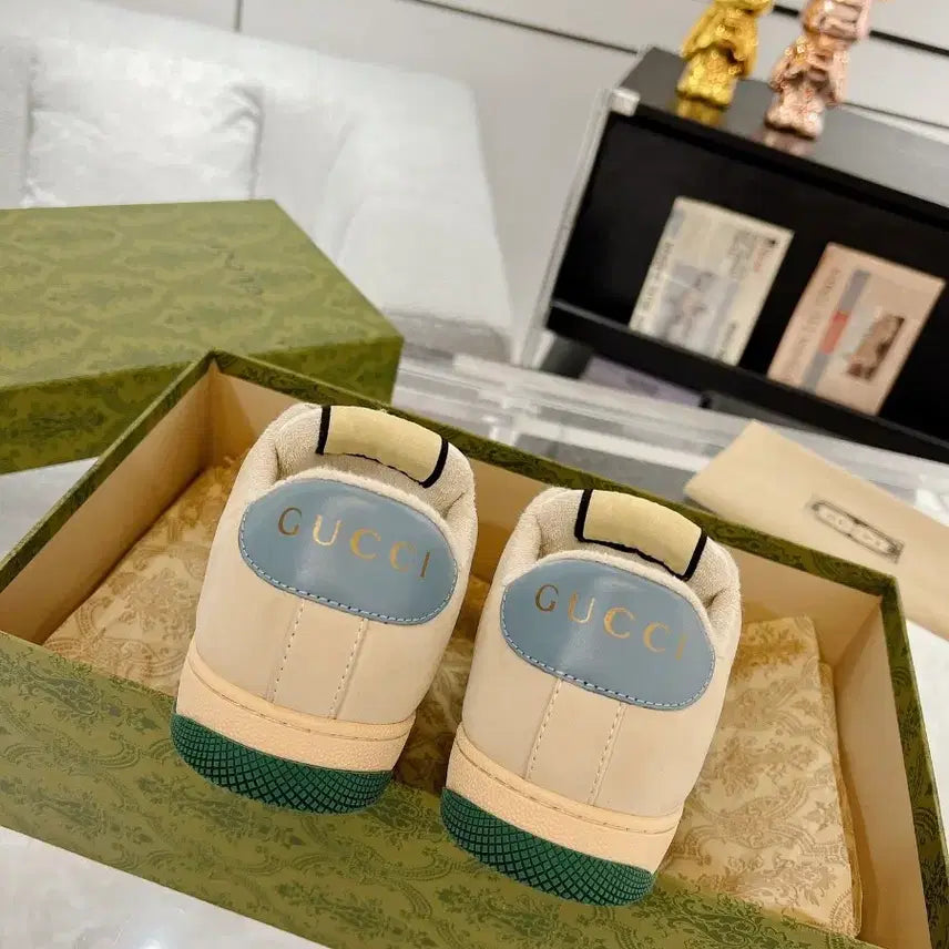 [BUNJANG] Gucci GG Low-Top Sneakers Beige (Size 36) / 구찌 GG 로우탑 스니커즈 베이지 사이즈:36